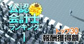 公認会計士「監査報酬獲得額」実名&実額ランキング【ベスト30】上場企業を監査する2364人中の“トッププレーヤー”が判明!